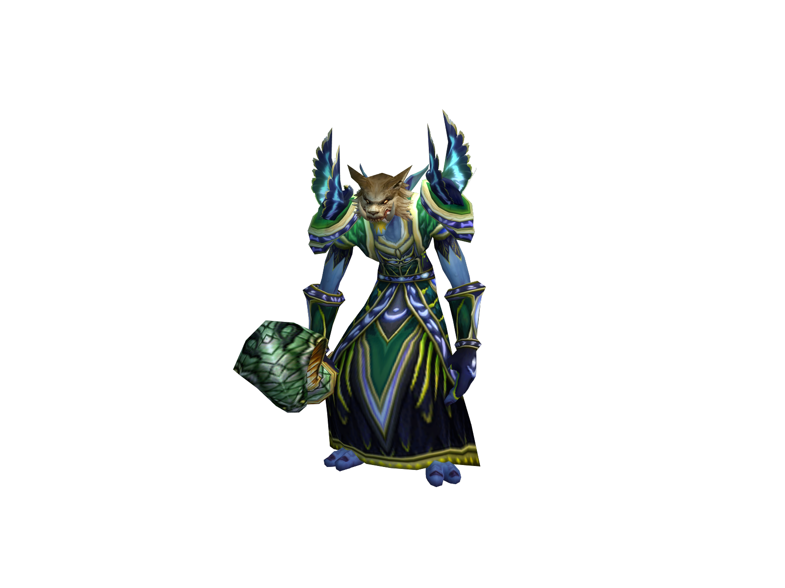 Superdruida 3D character render