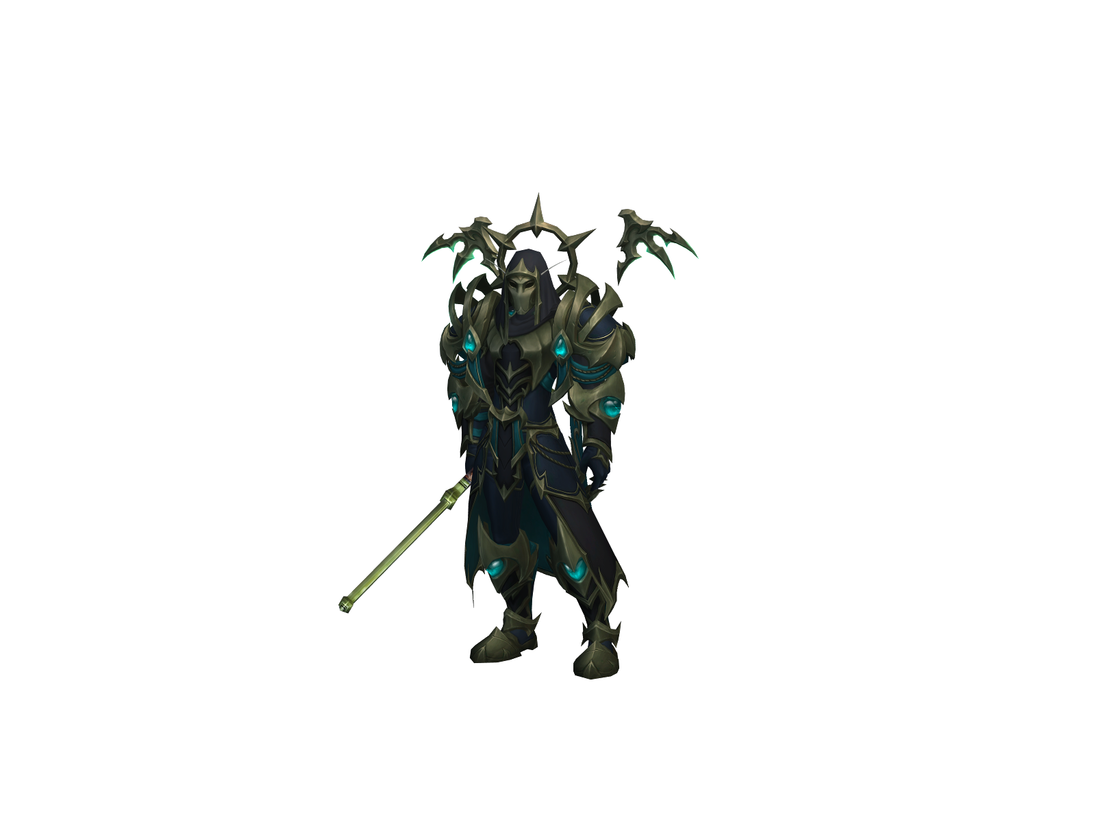 Zarkos 3D character render