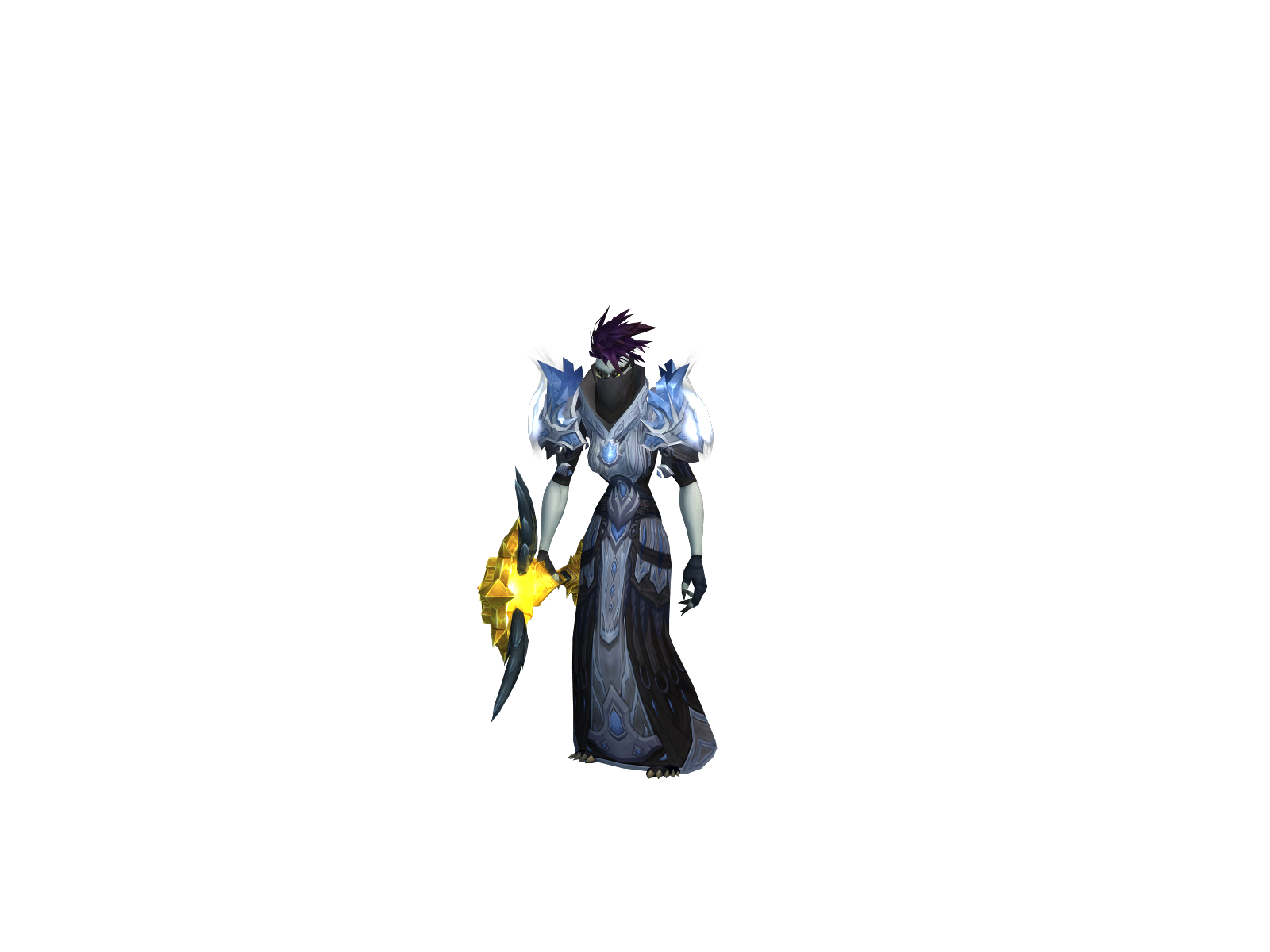Mirupriest 3D character render