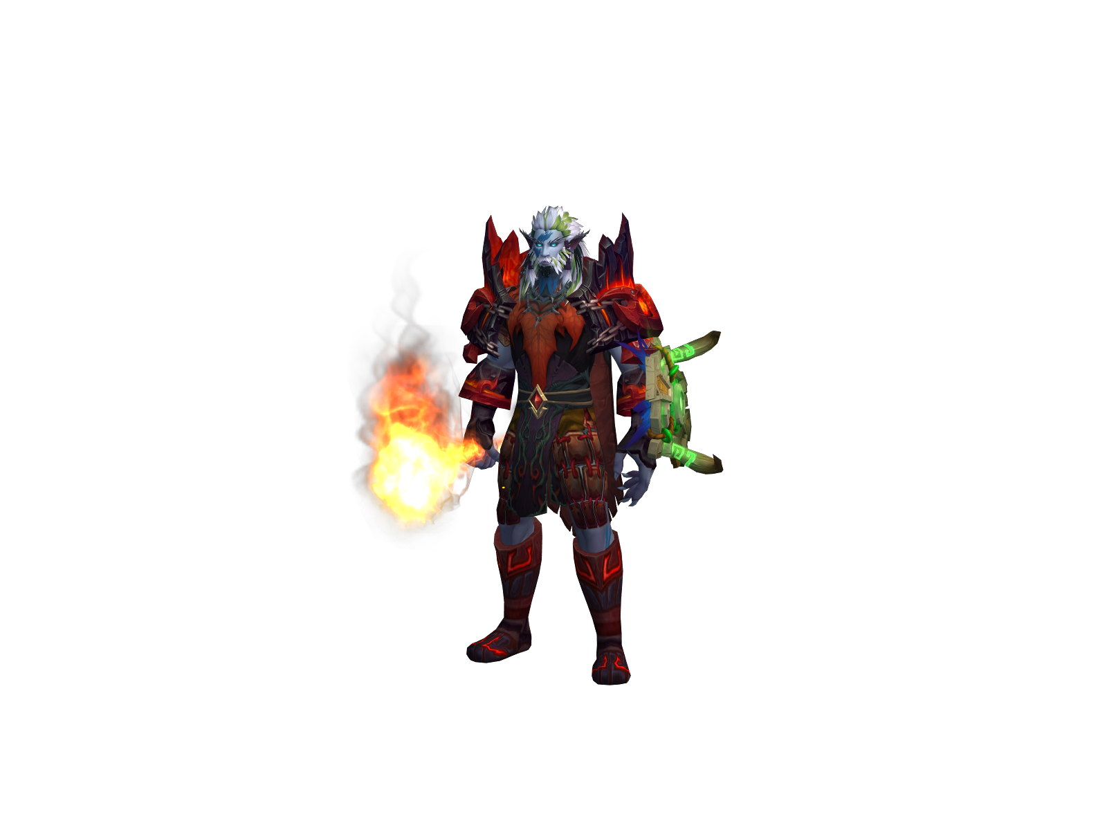 Burstoms 3D character render