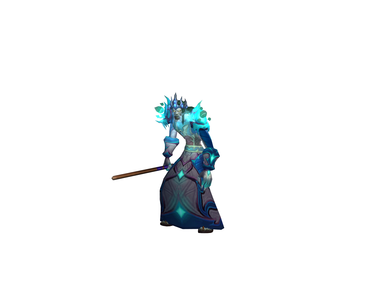 Tquël 3D character render
