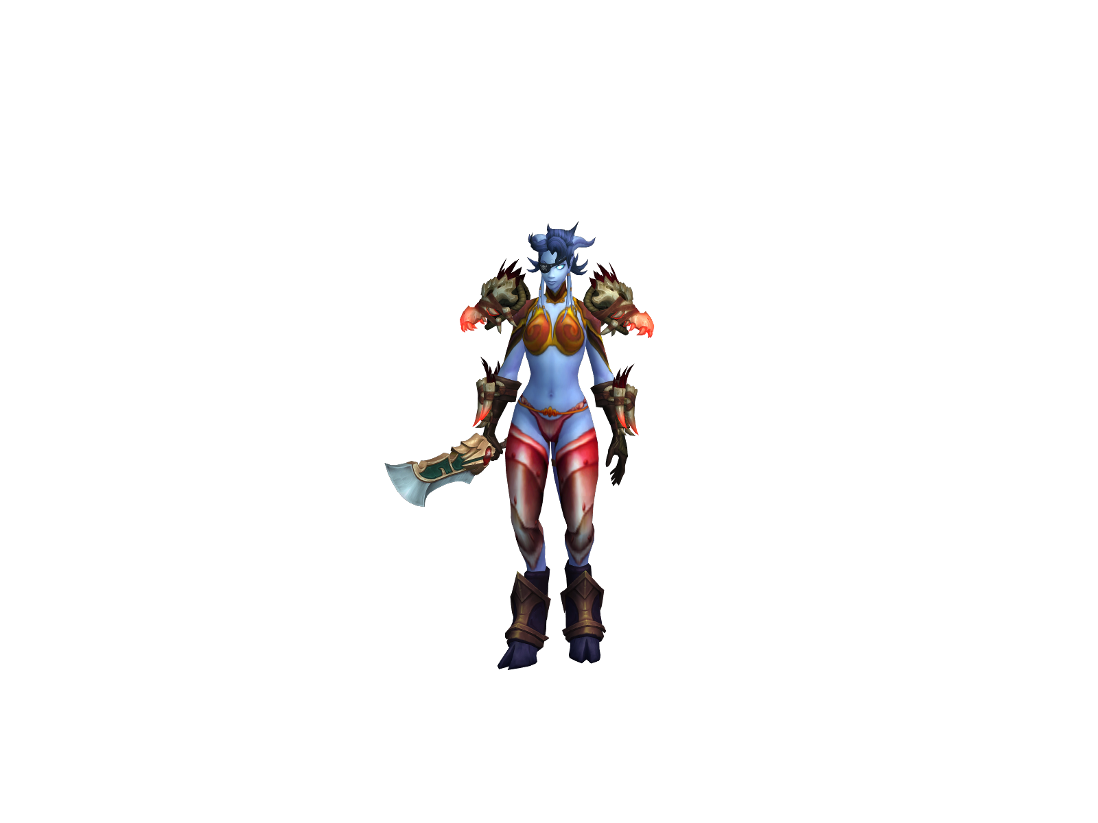 Sadë 3D character render