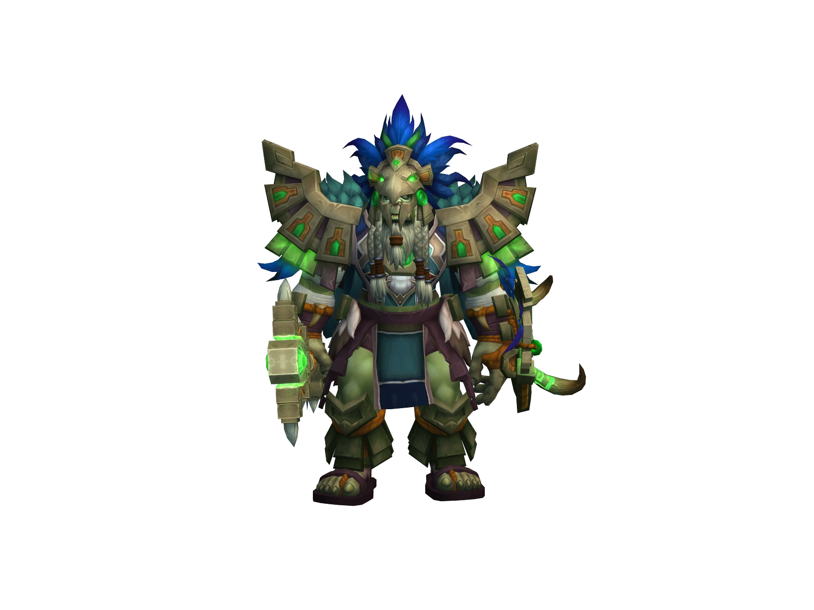 Gharn 3D character render