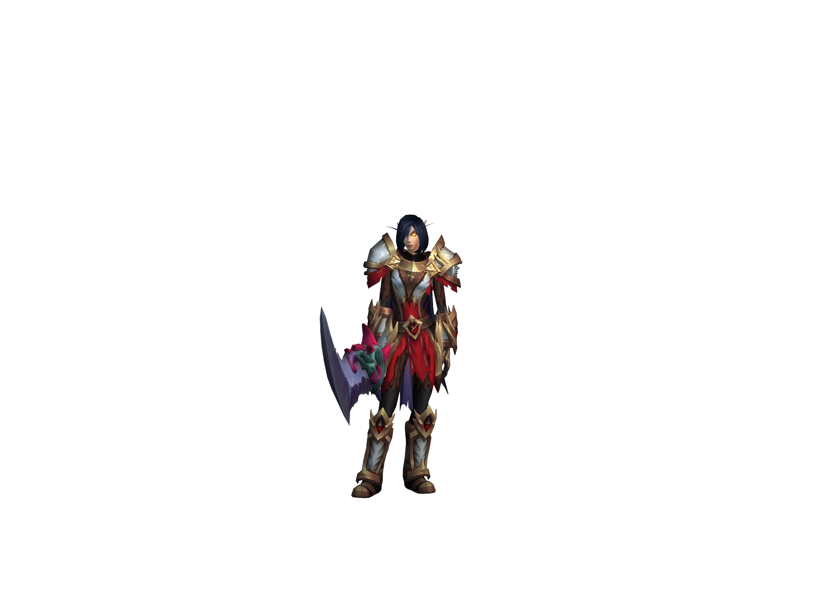 Aillina 3D character render