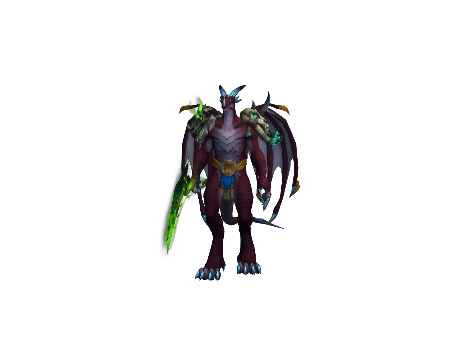 Dracktnyk 3D character render