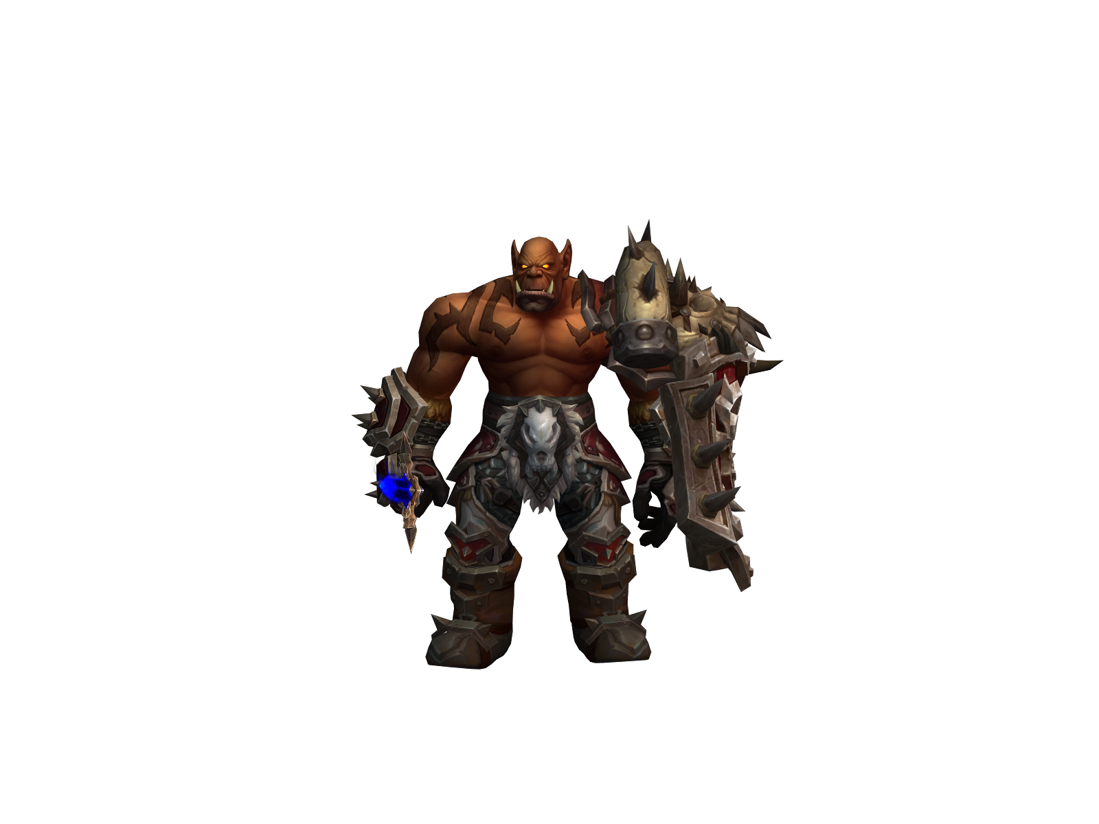 Warrosh 3D character render
