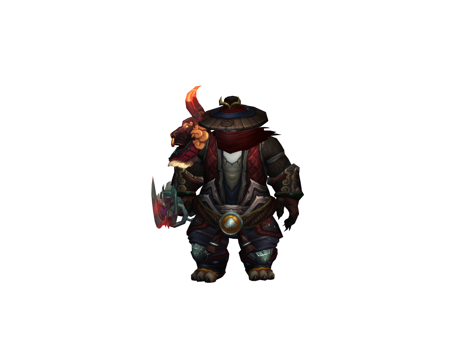 Huoten 3D character render