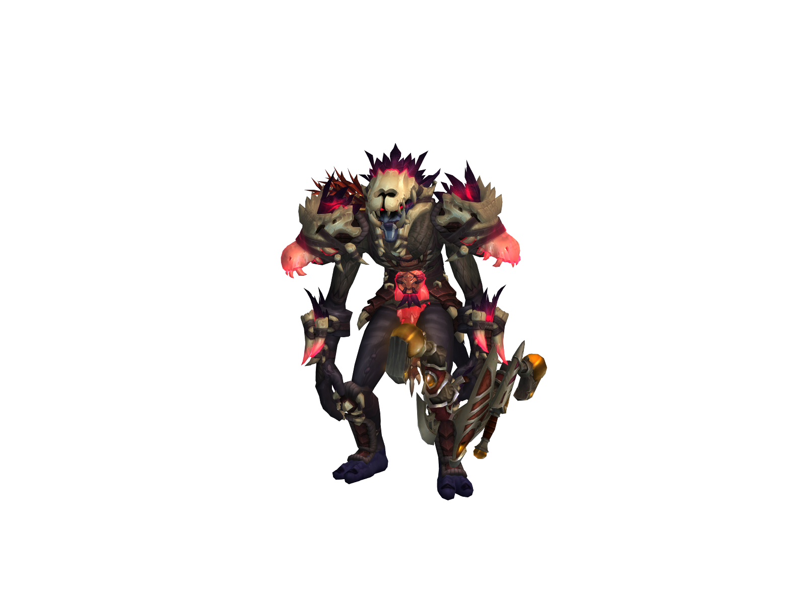 Cazadark 3D character render