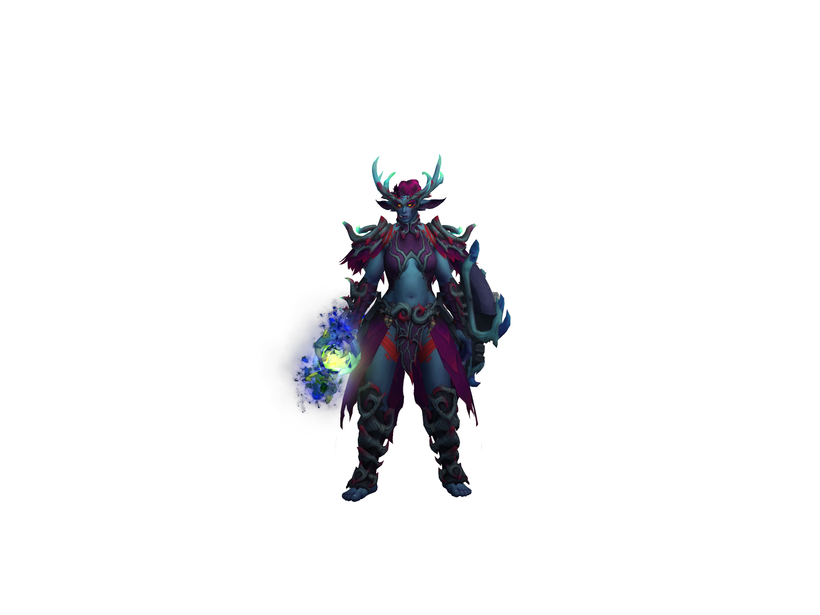 Rokusham 3D character render