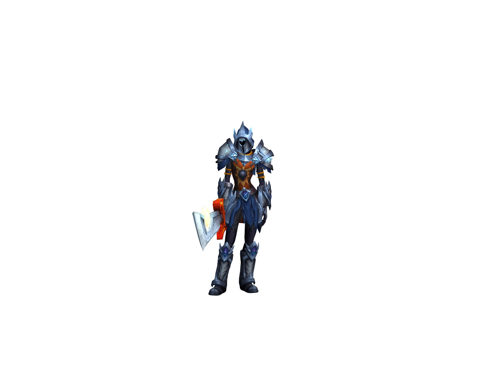 Byakkö 3D character render