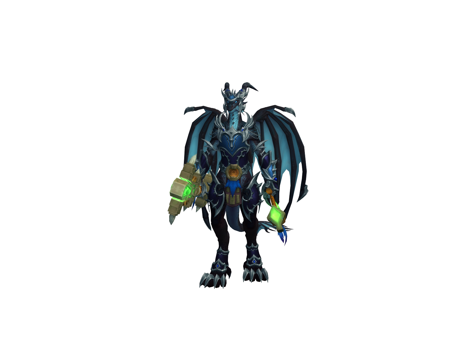 Draxina 3D character render