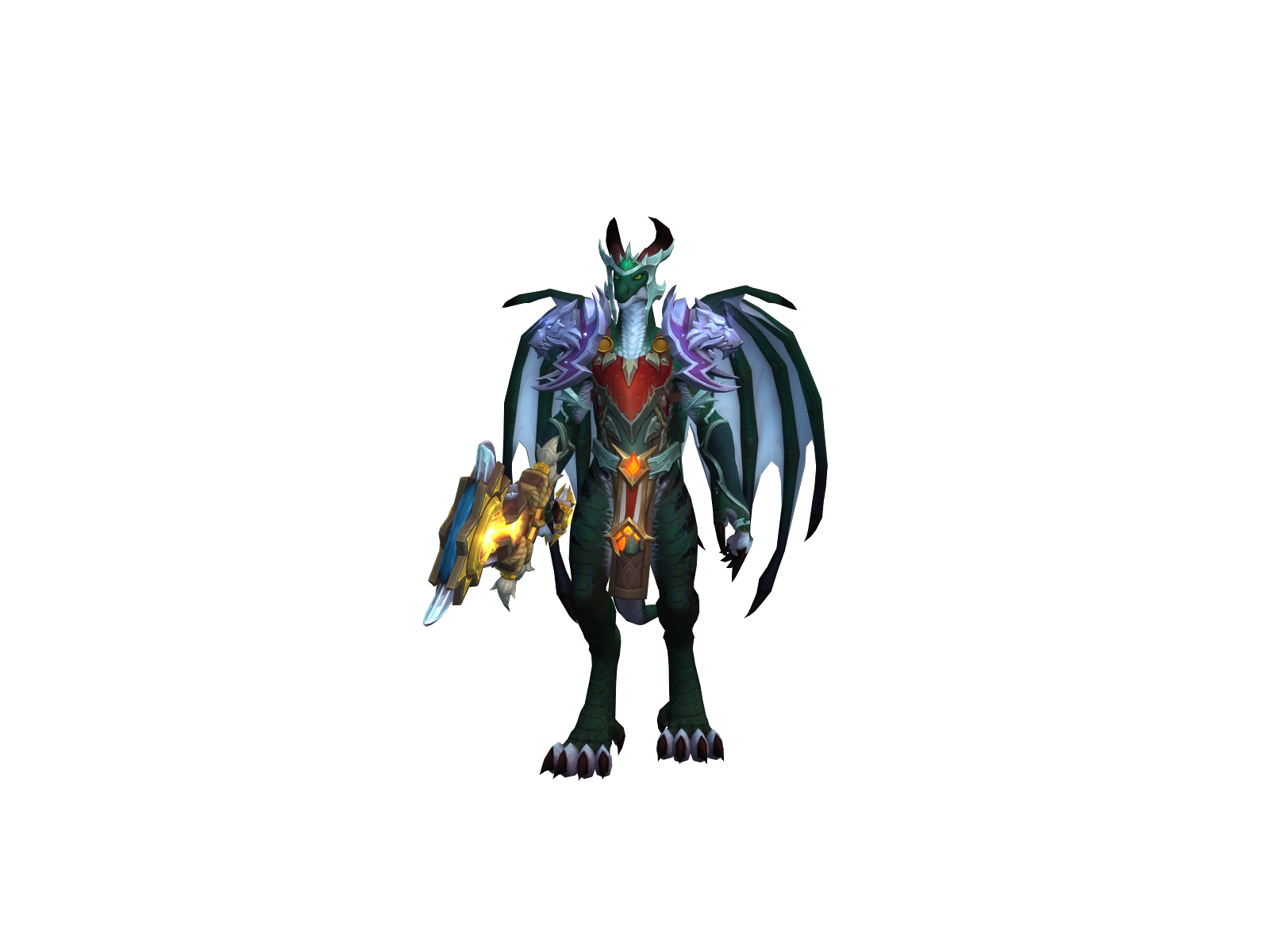 Trekdrake 3D character render