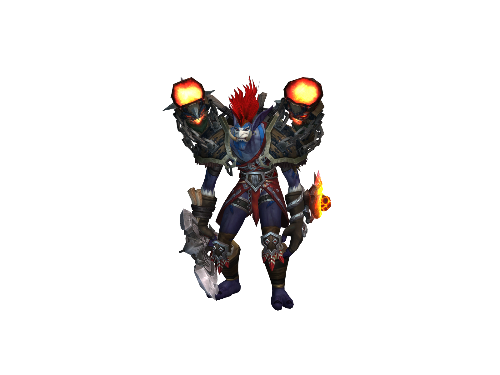 Zell 3D character render