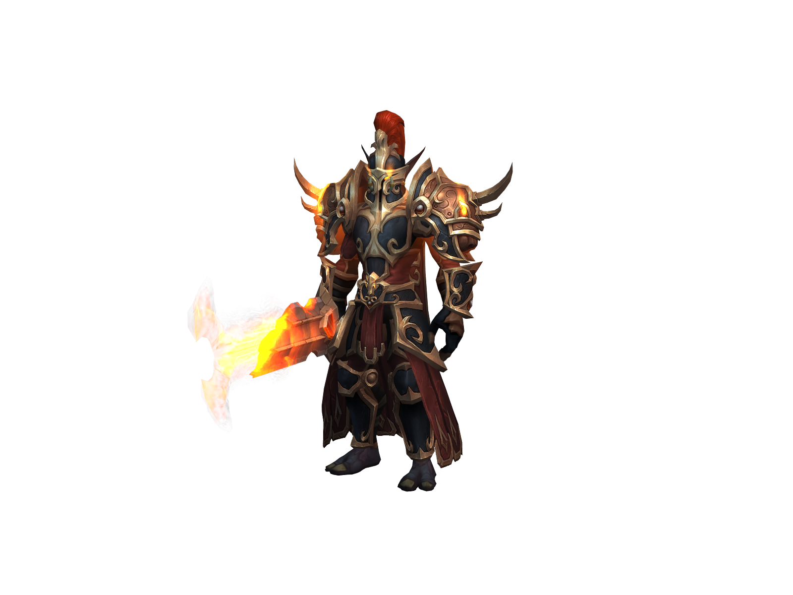 Sæcío 3D character render