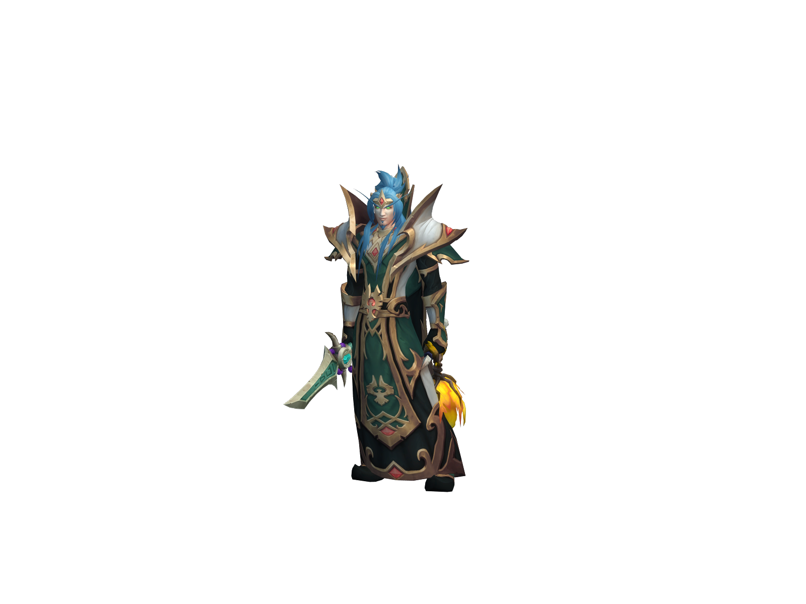 Nakïl 3D character render
