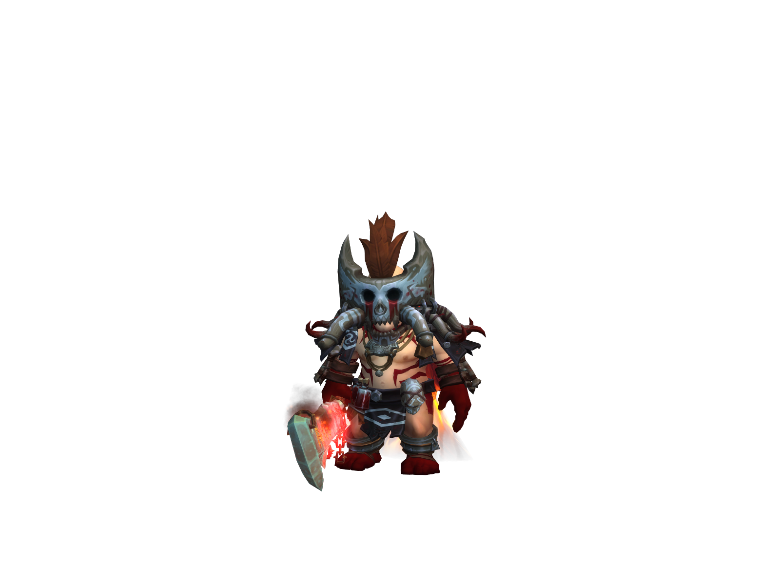 Wiisskaso 3D character render