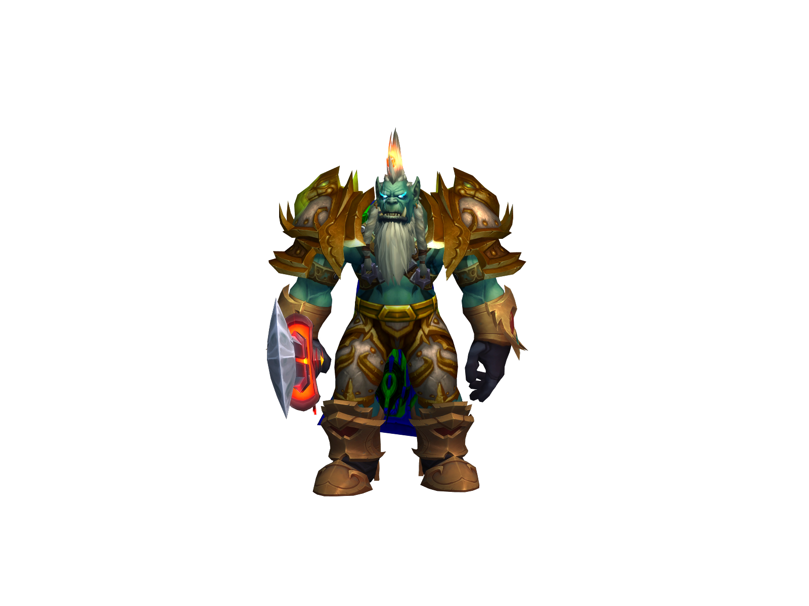 Gravefrost 3D character render
