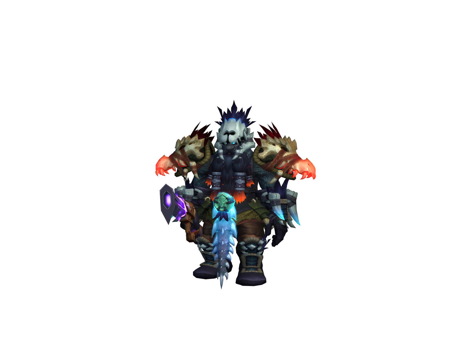 Ñarigón 3D character render