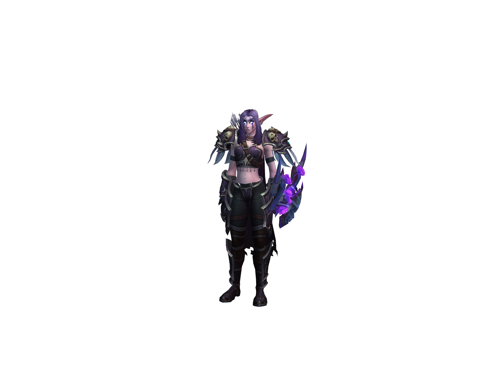 Nëssä 3D character render