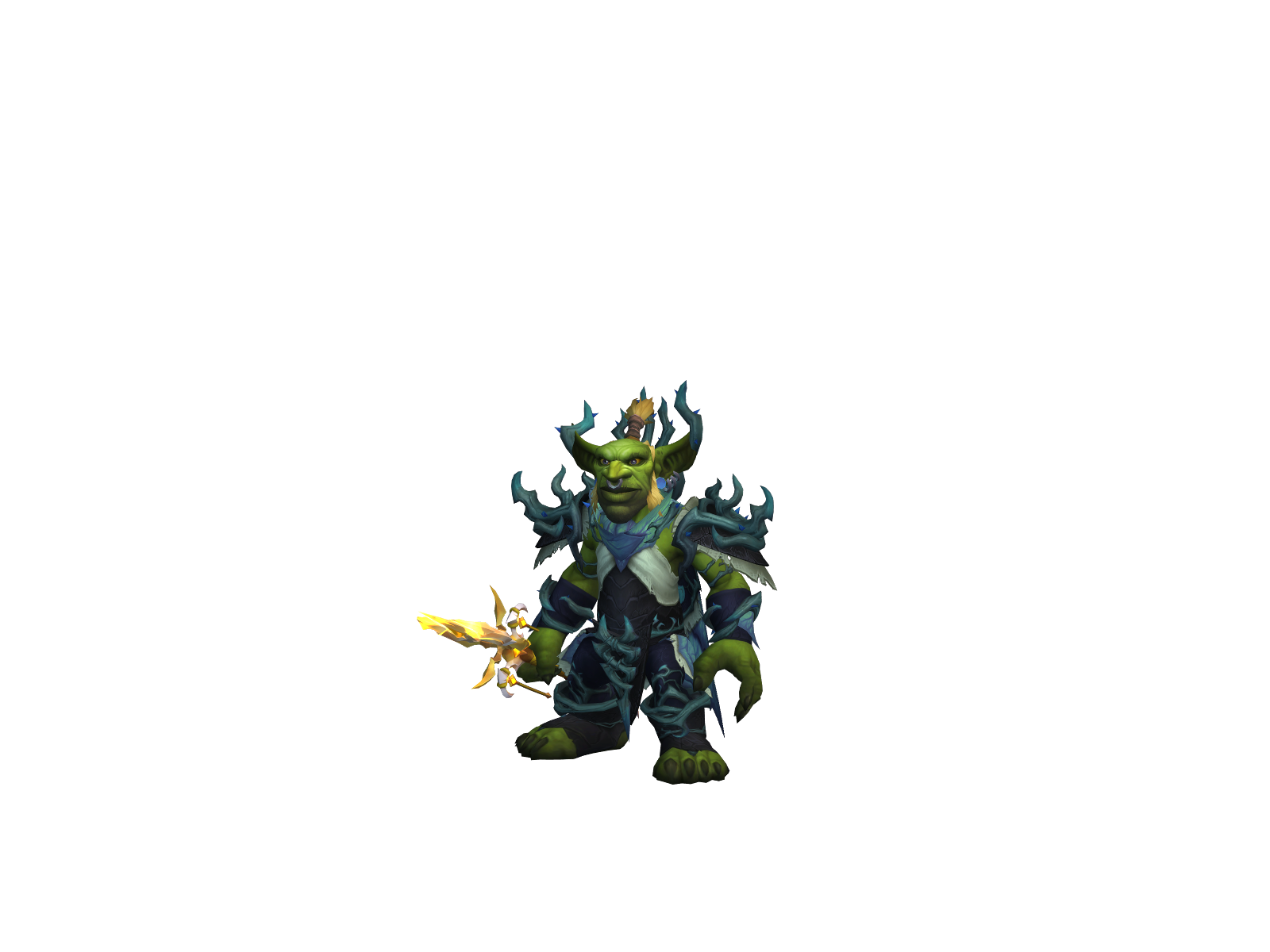 Bâtôu 3D character render