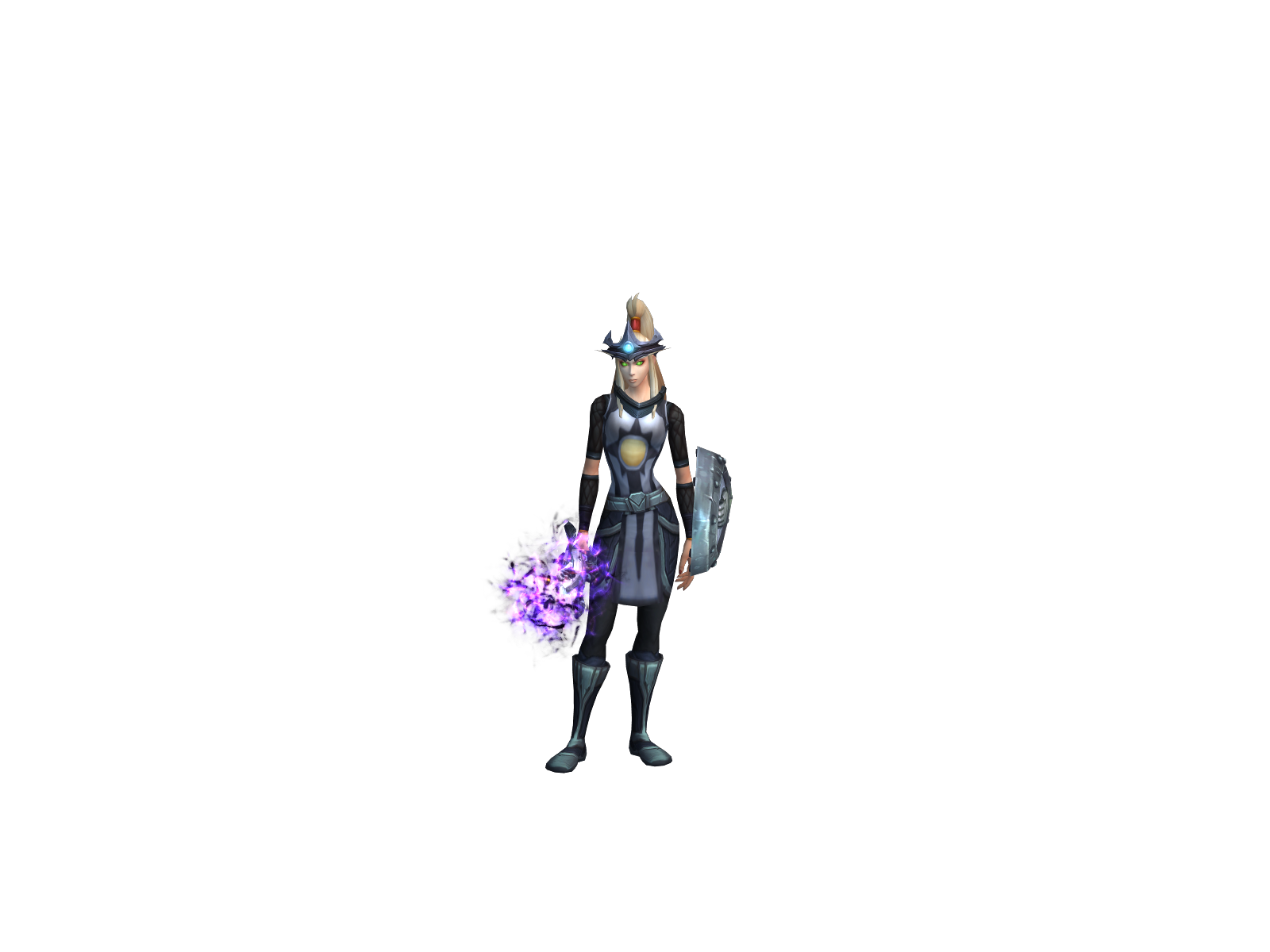 Ysnee 3D character render