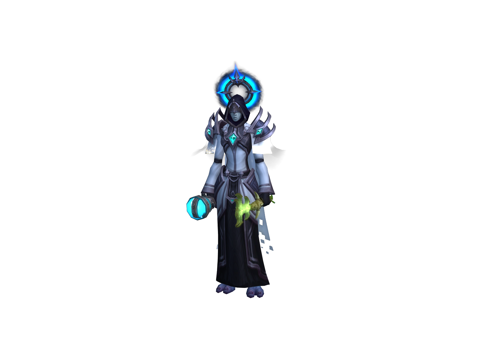 Erythroxylum 3D character render