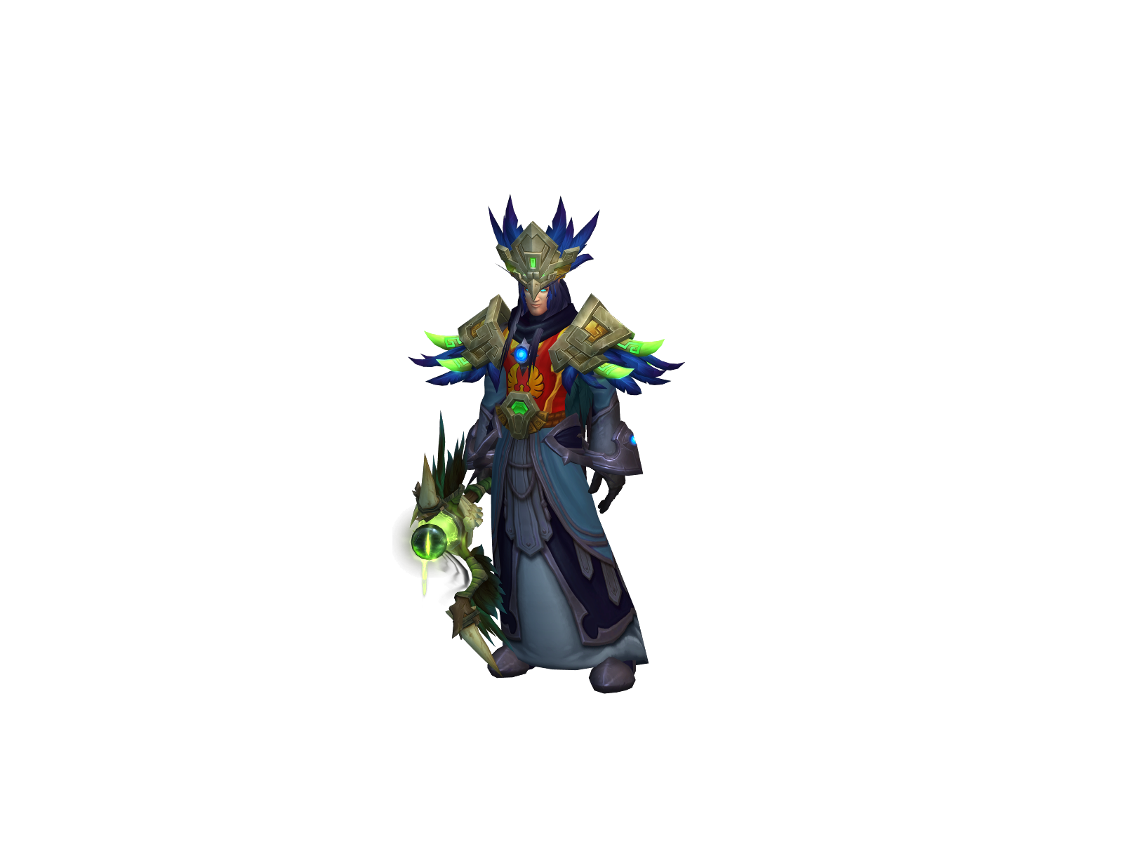Crutch 3D character render