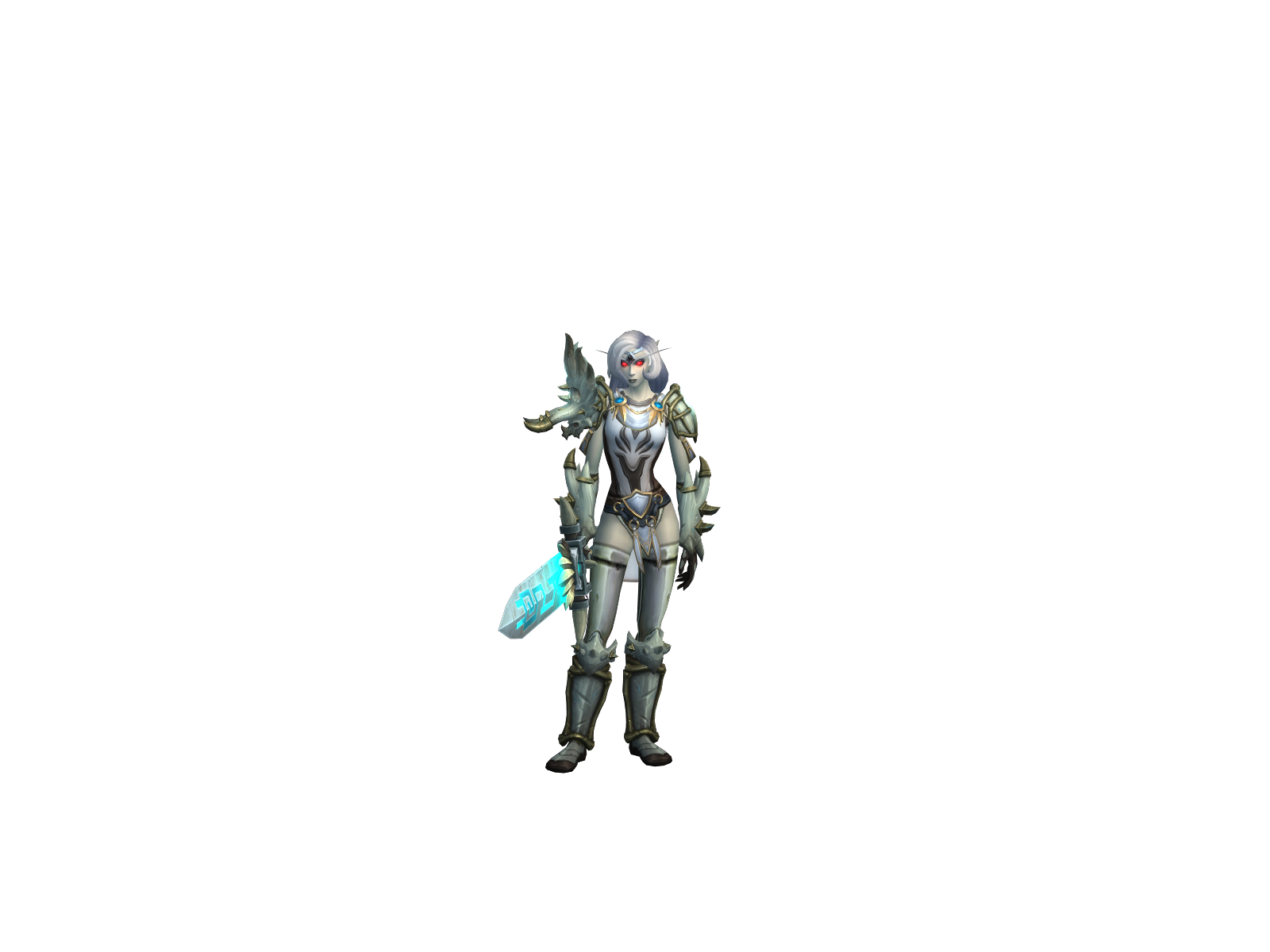 Hanjî 3D character render