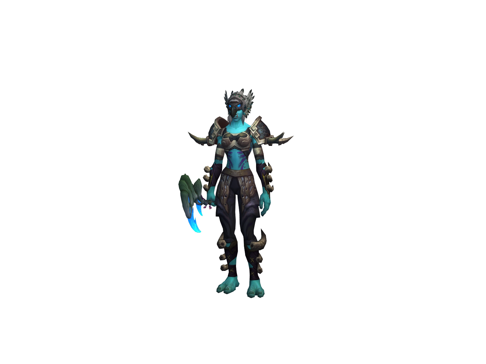 Druidotex 3D character render