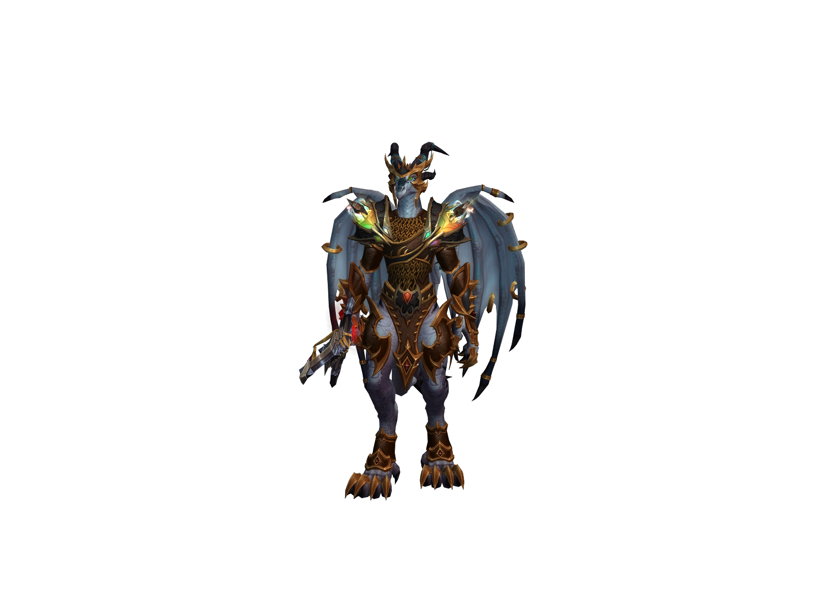 Rasagael 3D character render