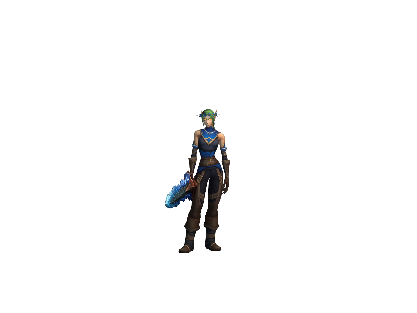 Sinflechas 3D character render