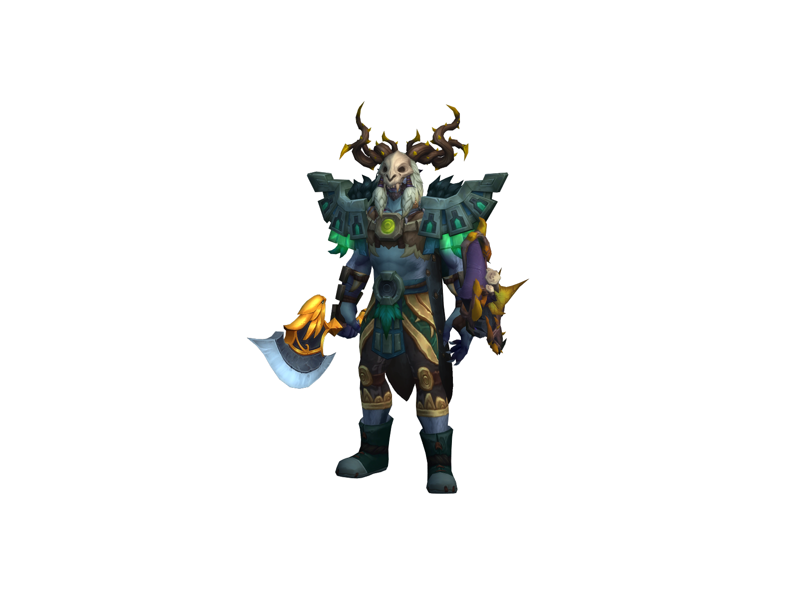 Hominido 3D character render