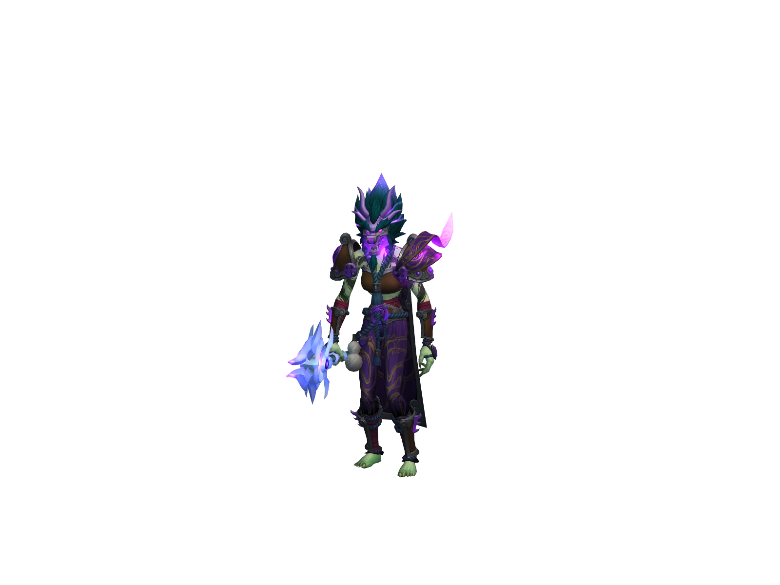 Peaceful 3D character render