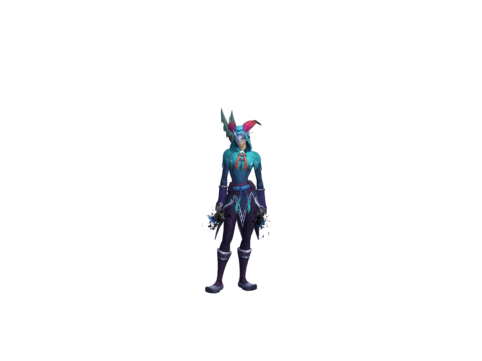 Qiiyana 3D character render