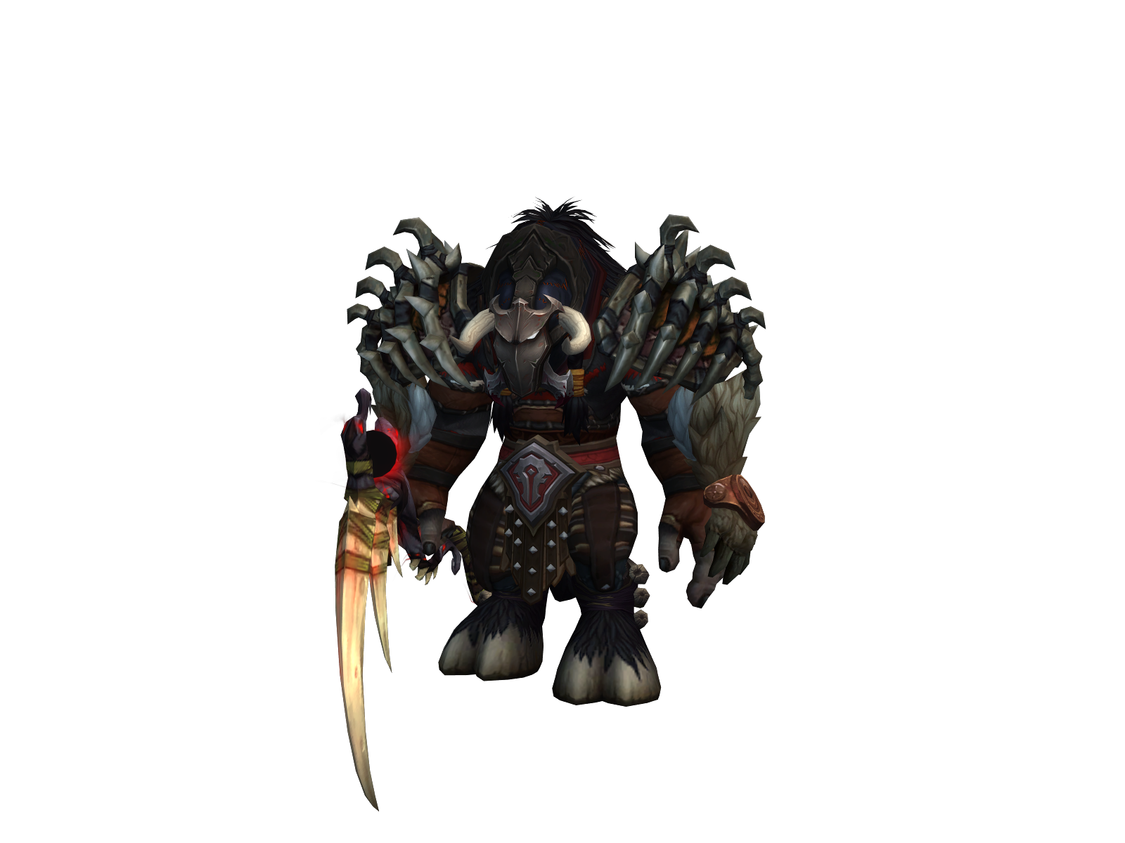 Carrasca 3D character render