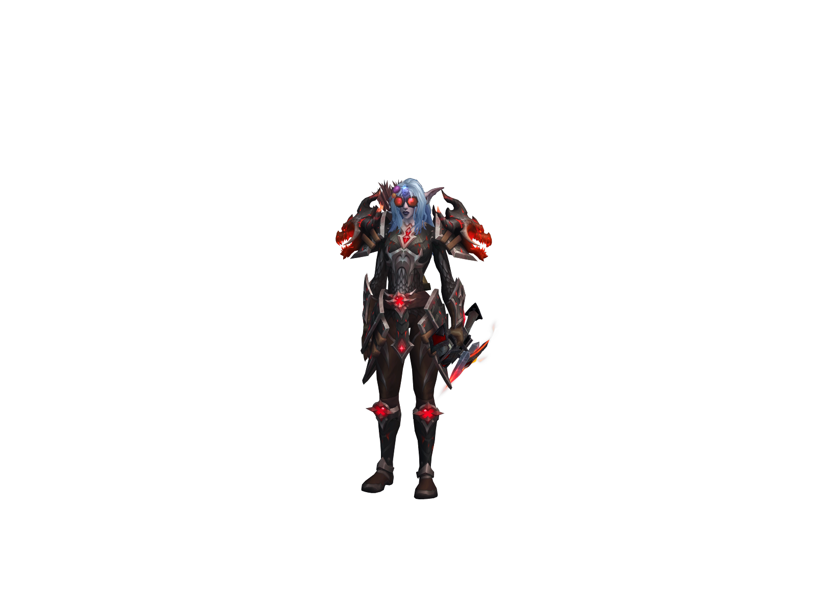 Zahker 3D character render