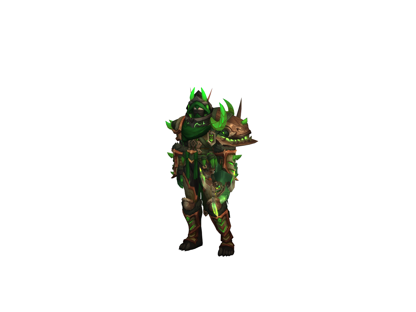 Darkache 3D character render