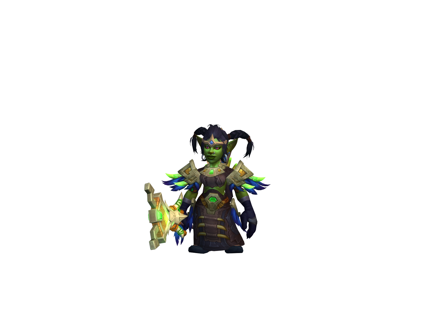Simz 3D character render