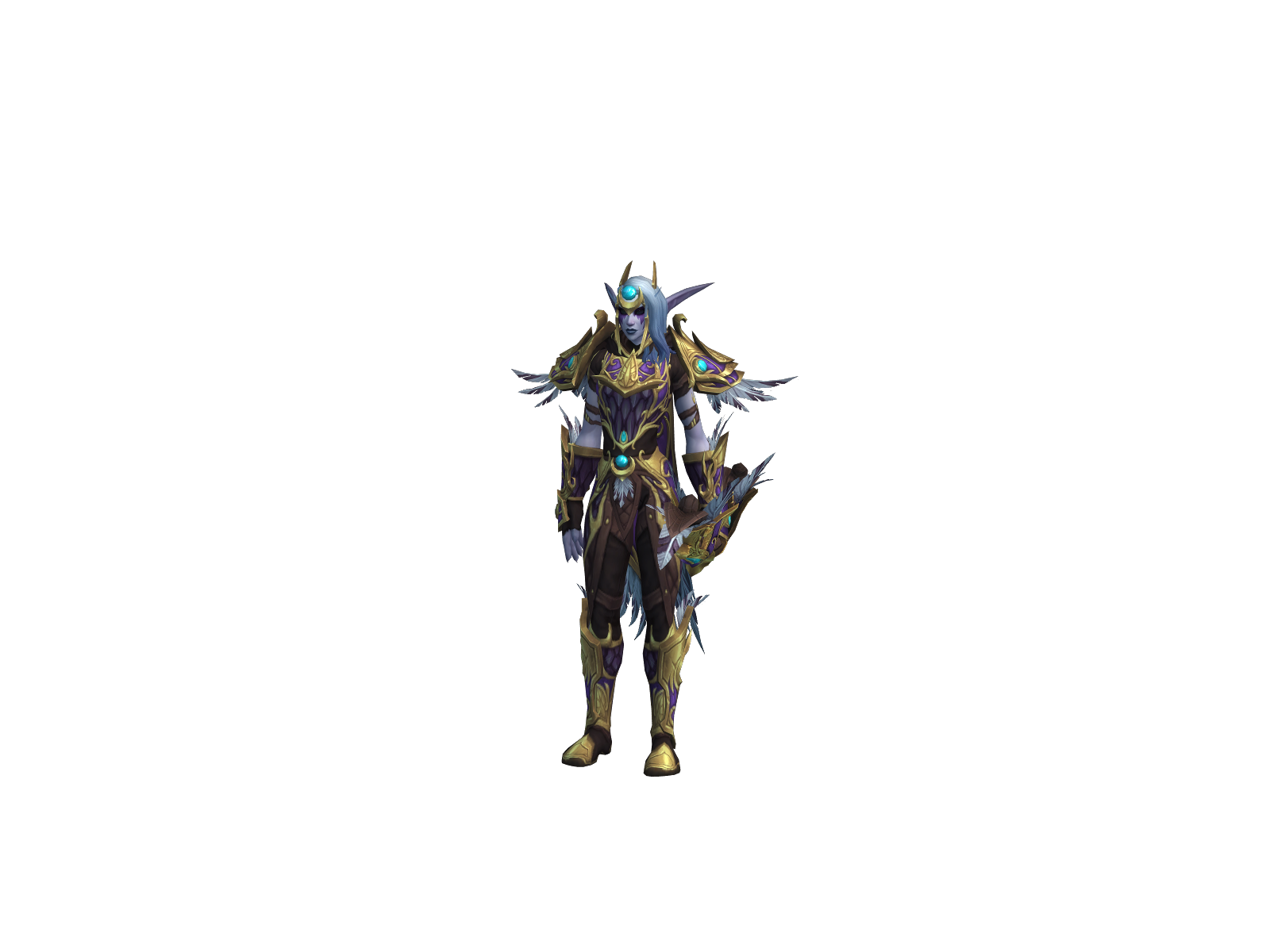 Armoise 3D character render