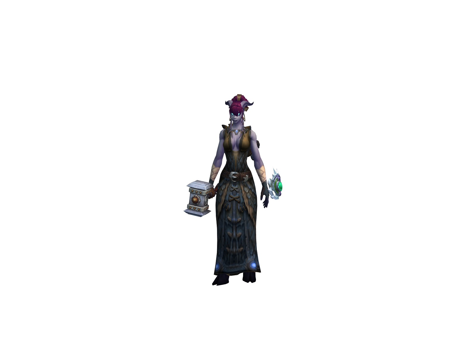 Aväh 3D character render