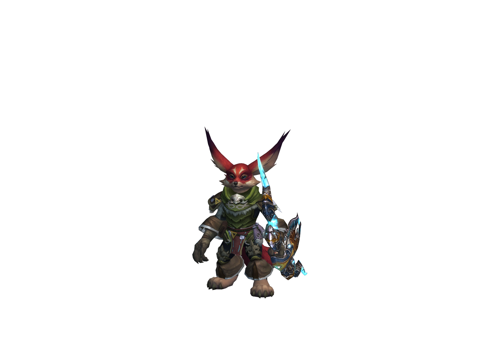 Bludder 3D character render