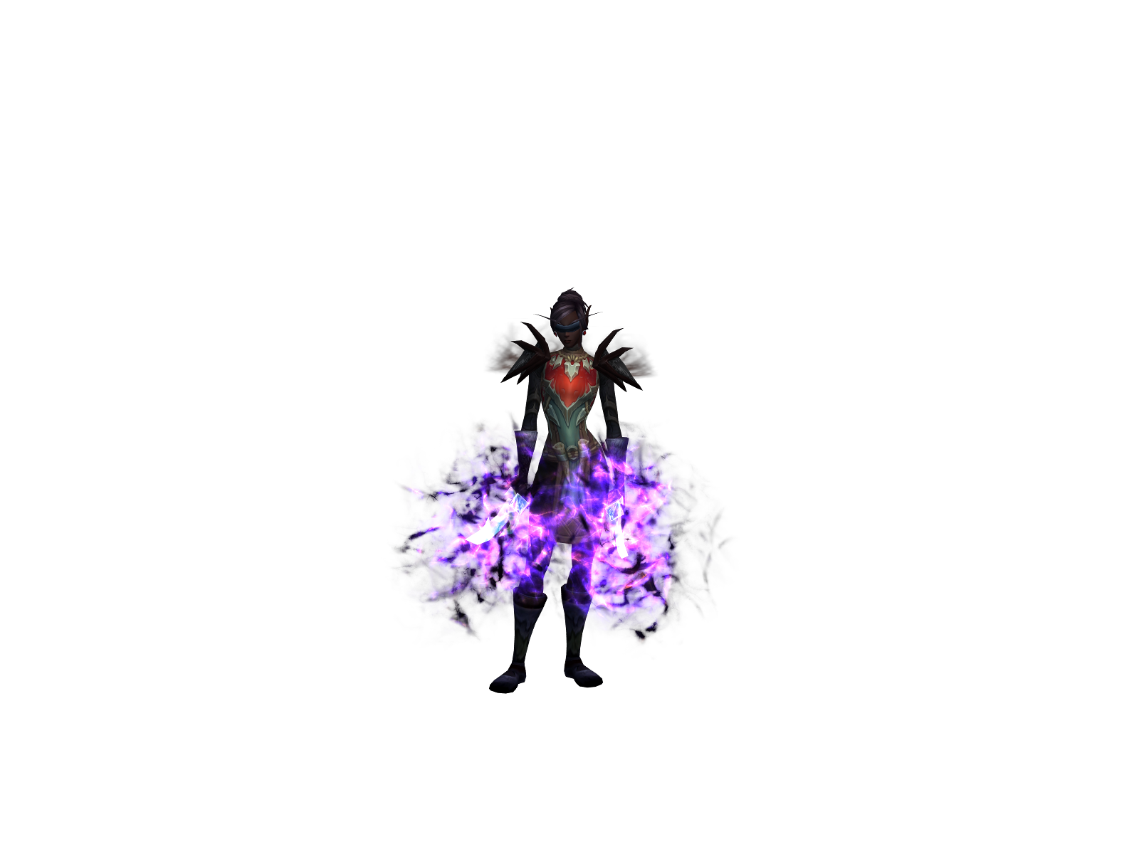 Dérknéss 3D character render