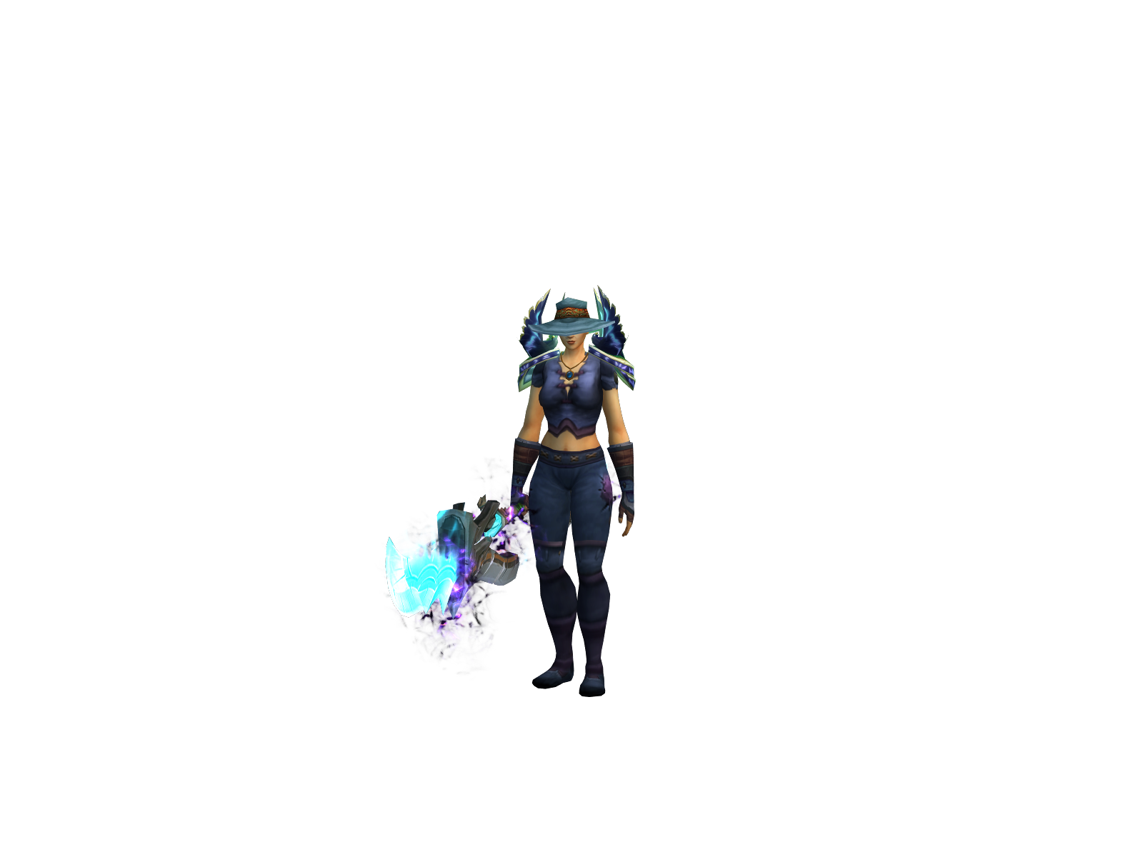 Dárknéz 3D character render