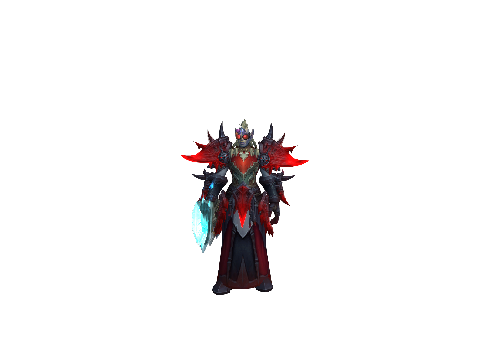 Hildegárd 3D character render