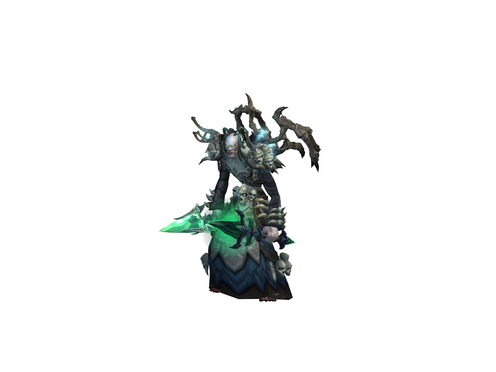Zerodamage 3D character render