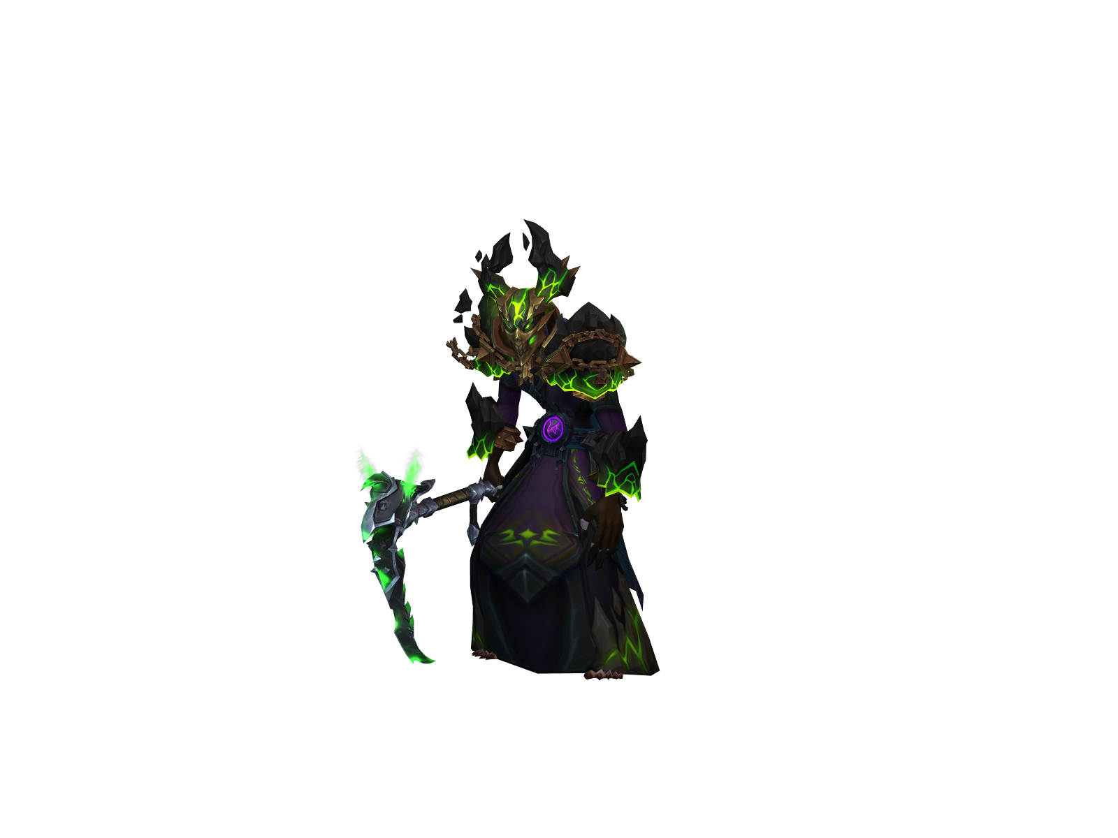 Morte 3D character render