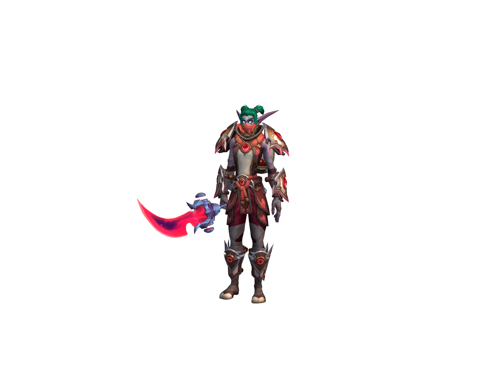 Kyoshi 3D character render
