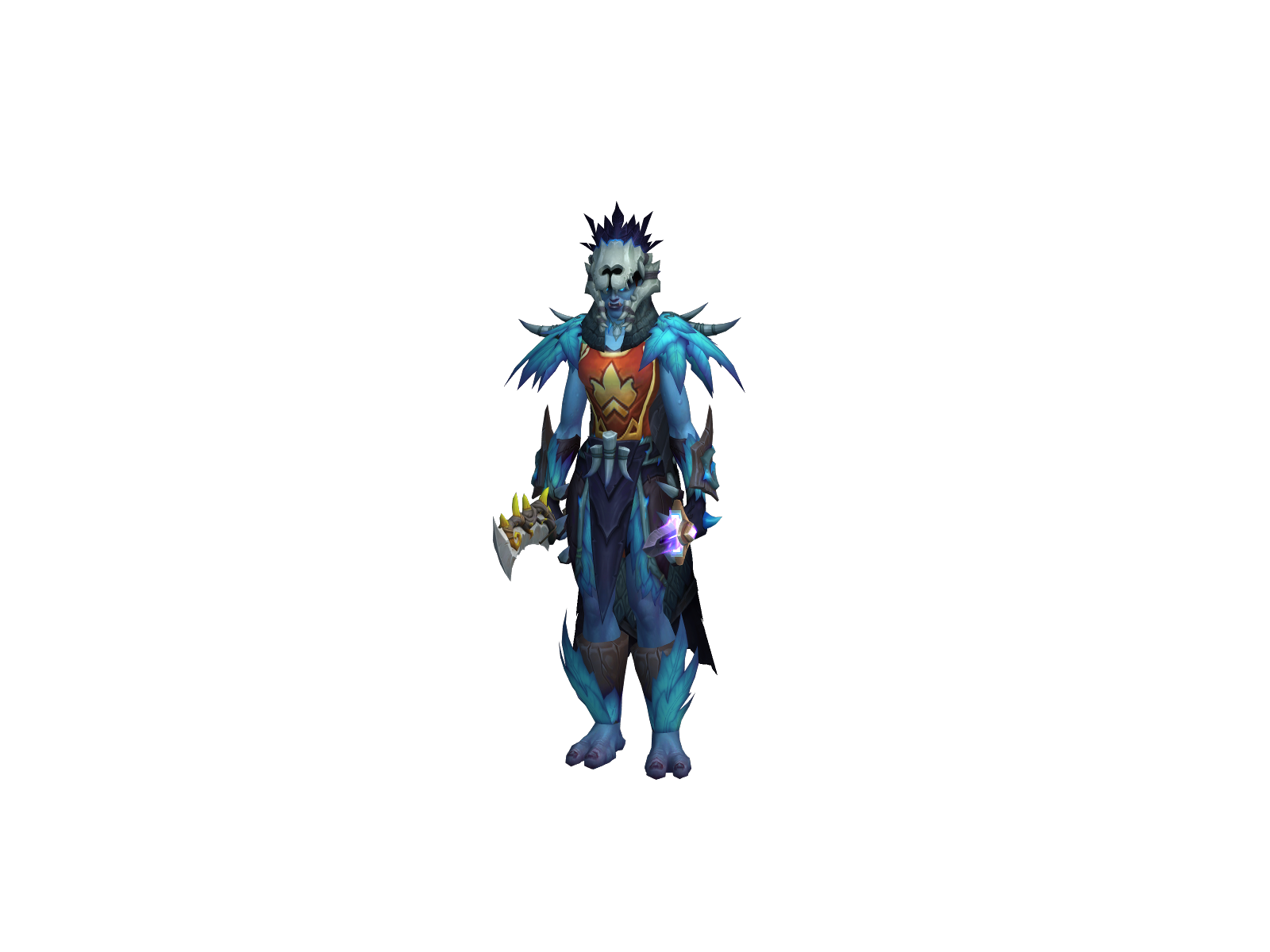 Grollz 3D character render