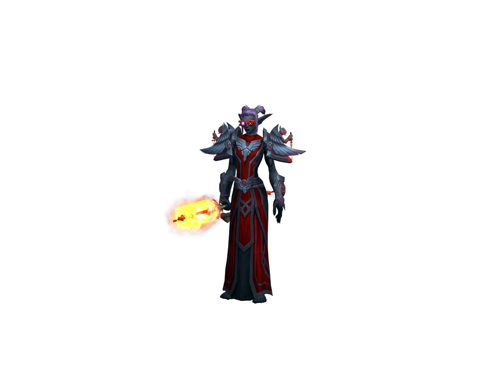 Wrongdoor 3D character render
