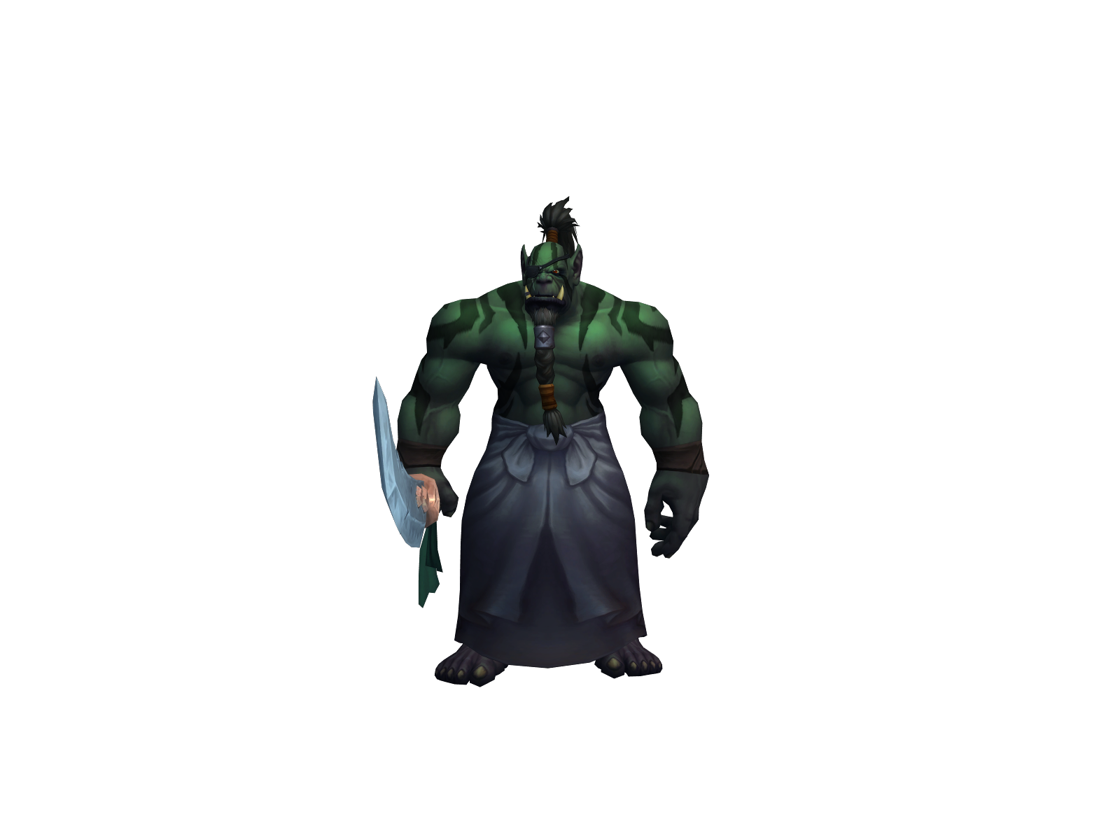 Kublai 3D character render